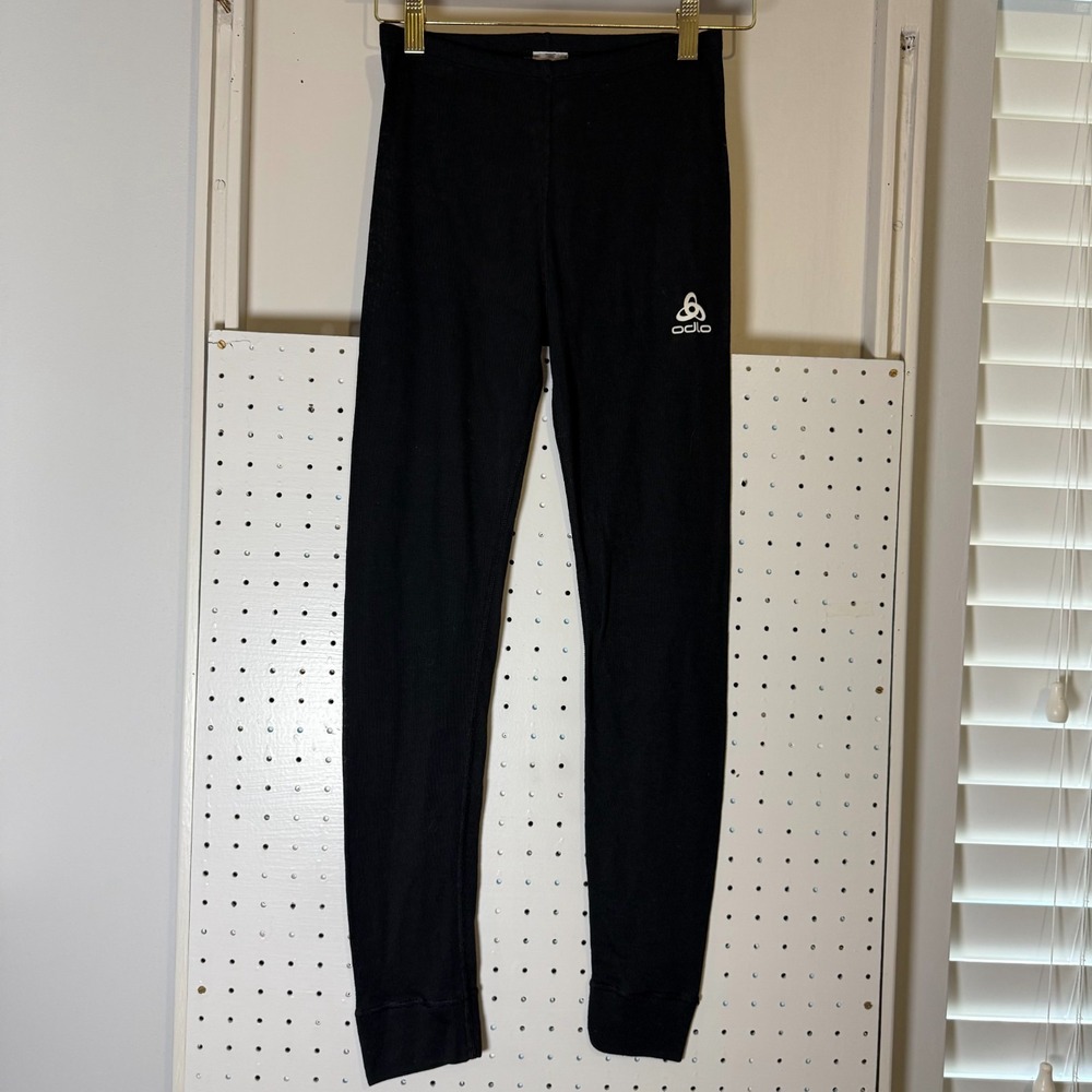 Odlo Base‎ Layer Leggings Women's Black Performance Athletic Pull On Small